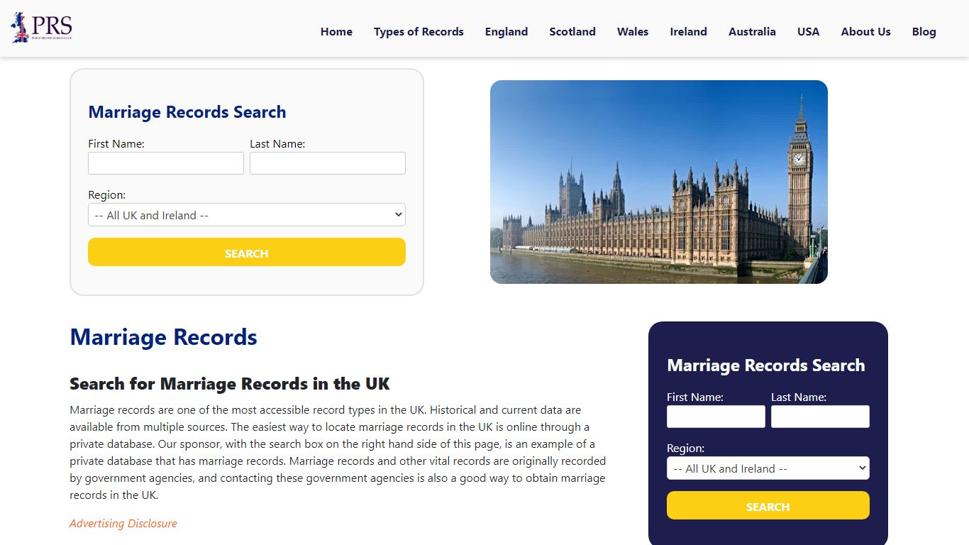 UK Marriage Records Are Easy To Locate Using Public Records