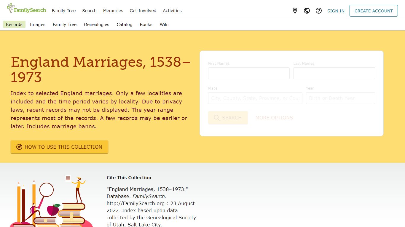 England Marriages, 1538–1973 • FamilySearch